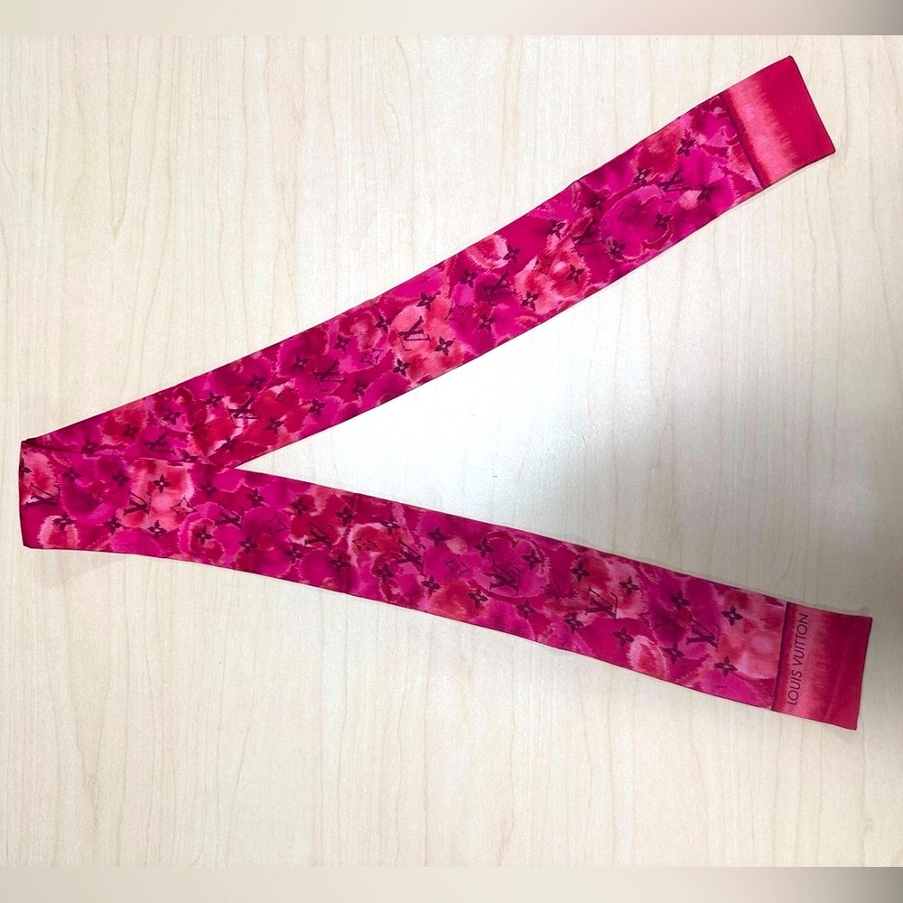 WOW POSHMARK Authentic Louis Vuitton Silk Festival Scarf for Neck Purse Backpack - Picture 9 of 14